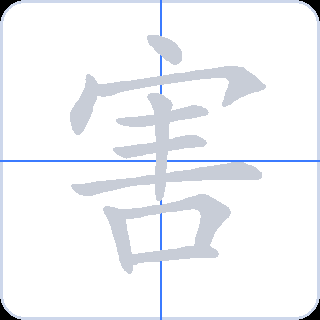 害 획순