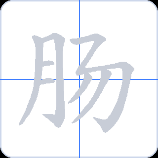 肠 획순