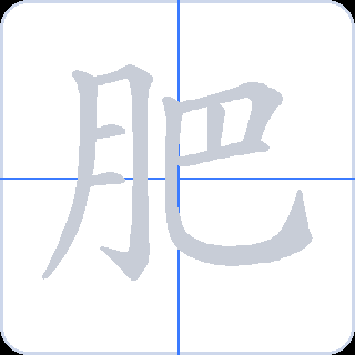 肥 획순