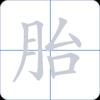 胎 획순