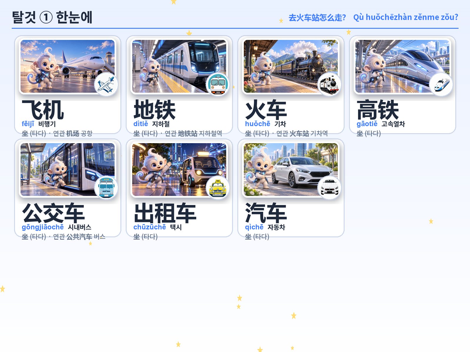 탈것 ① 한눈에